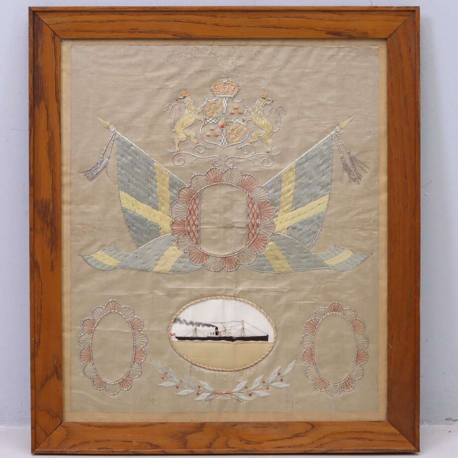 Seaman’s Embroidery, SS Stiklestad, 1924