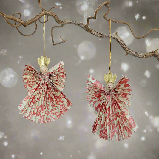 Swedish Greta Angel Ornament, 2-pack | Christmas Ornament