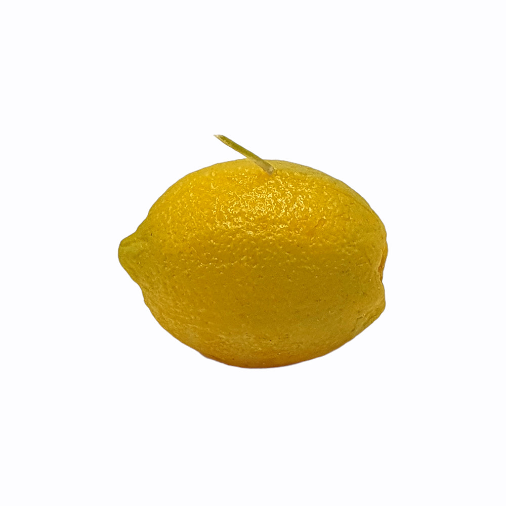 Lemon Wax Candle handmade in Italy by Cereria Introna