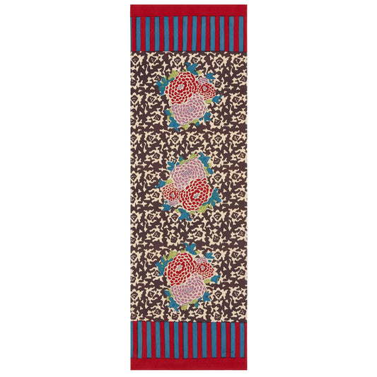 Arabesque Corolla Natural Coffee Runner – 50X150 | Lisa Corti