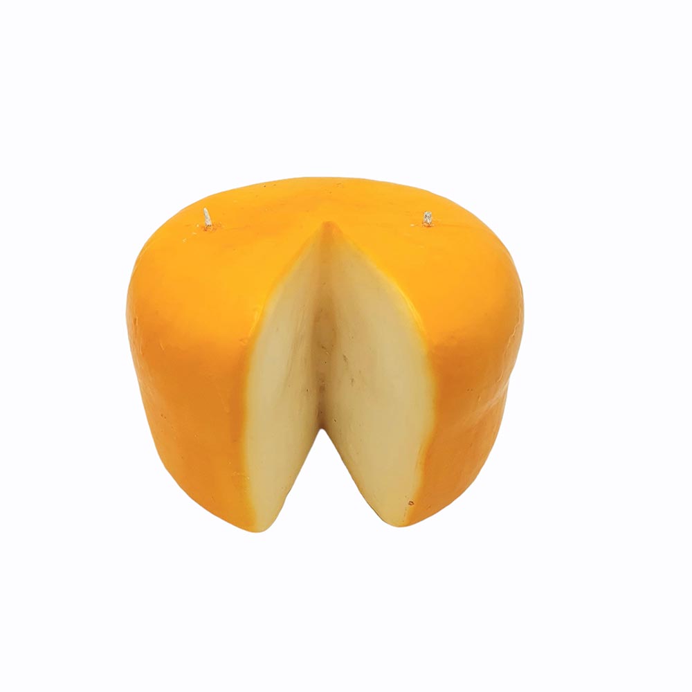 Pecorino Cheese Wax Candle handmade in Italy by Cereria Introna