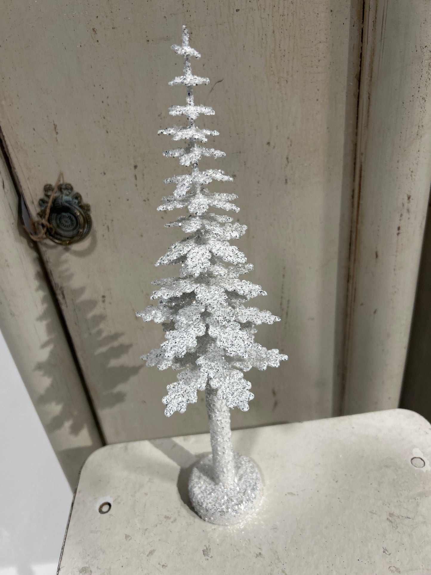 Brilliant White Spruce - Cardboard Christmas Tree - 35cm | Ino Schaller
