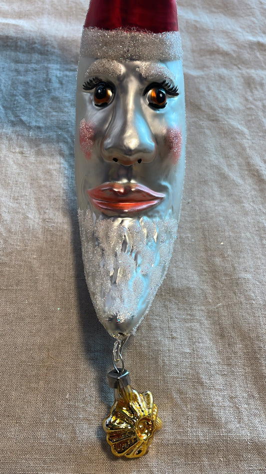 Large Crescent Moon | Nostalgie Christbaumschmuck