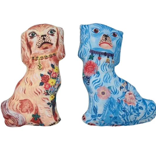 Blue Cheshire Dog Doll by Nathalie Lete - Design Farm