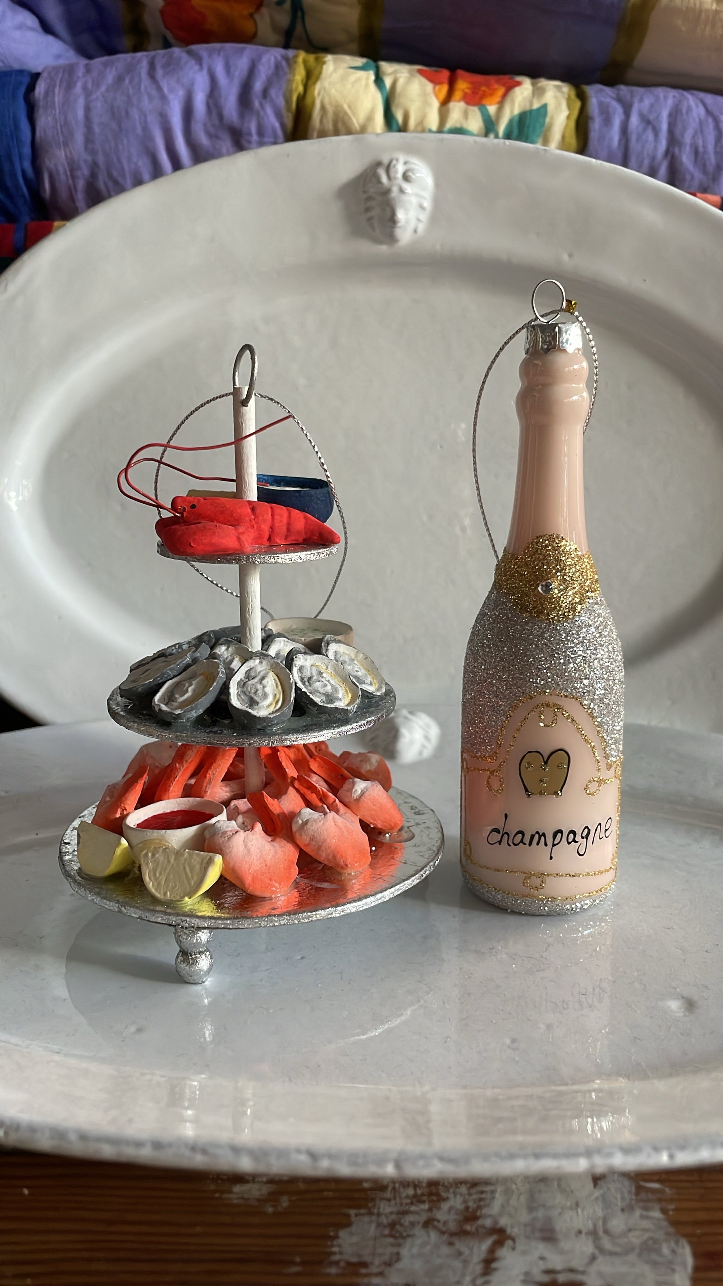GLITTERED CHAMPAGNE-SILVER