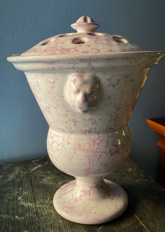 Rosa/Purple Marbleized Lion Tulip Vase – Medium | Handmade Erik Bendtsen Ceramics