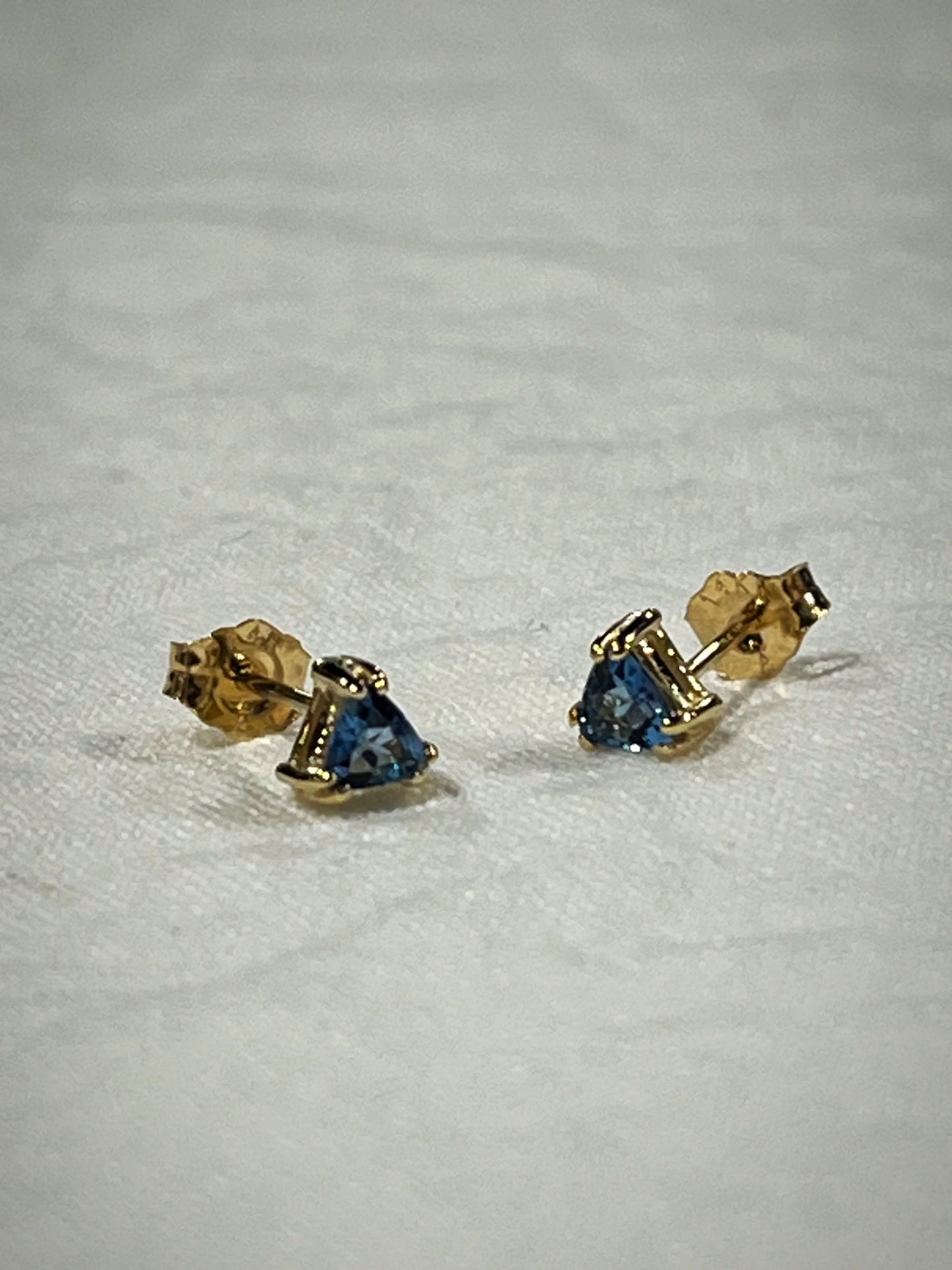 Aquamarine Studs | Mikkel Brøgger