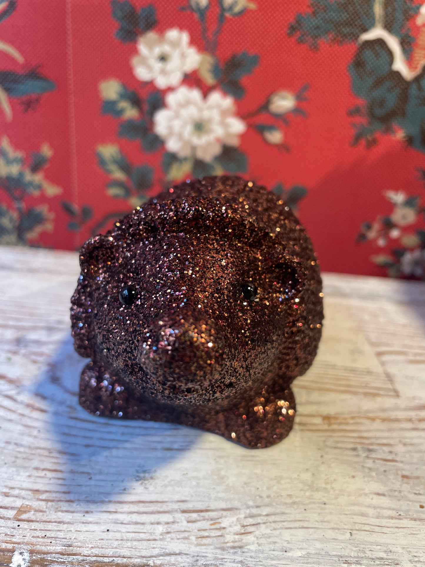 Hedgehog - Dark Brown Glitter | Ino Schaller