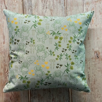 Mix Lauren Cushion (Blue/Green)