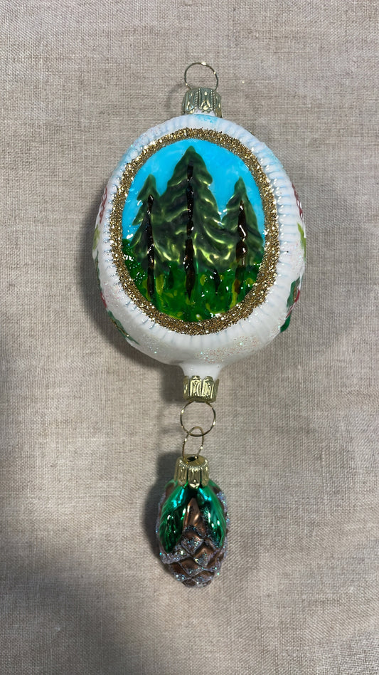 Deer Ornament | Nostalgie Christbaumschmuck