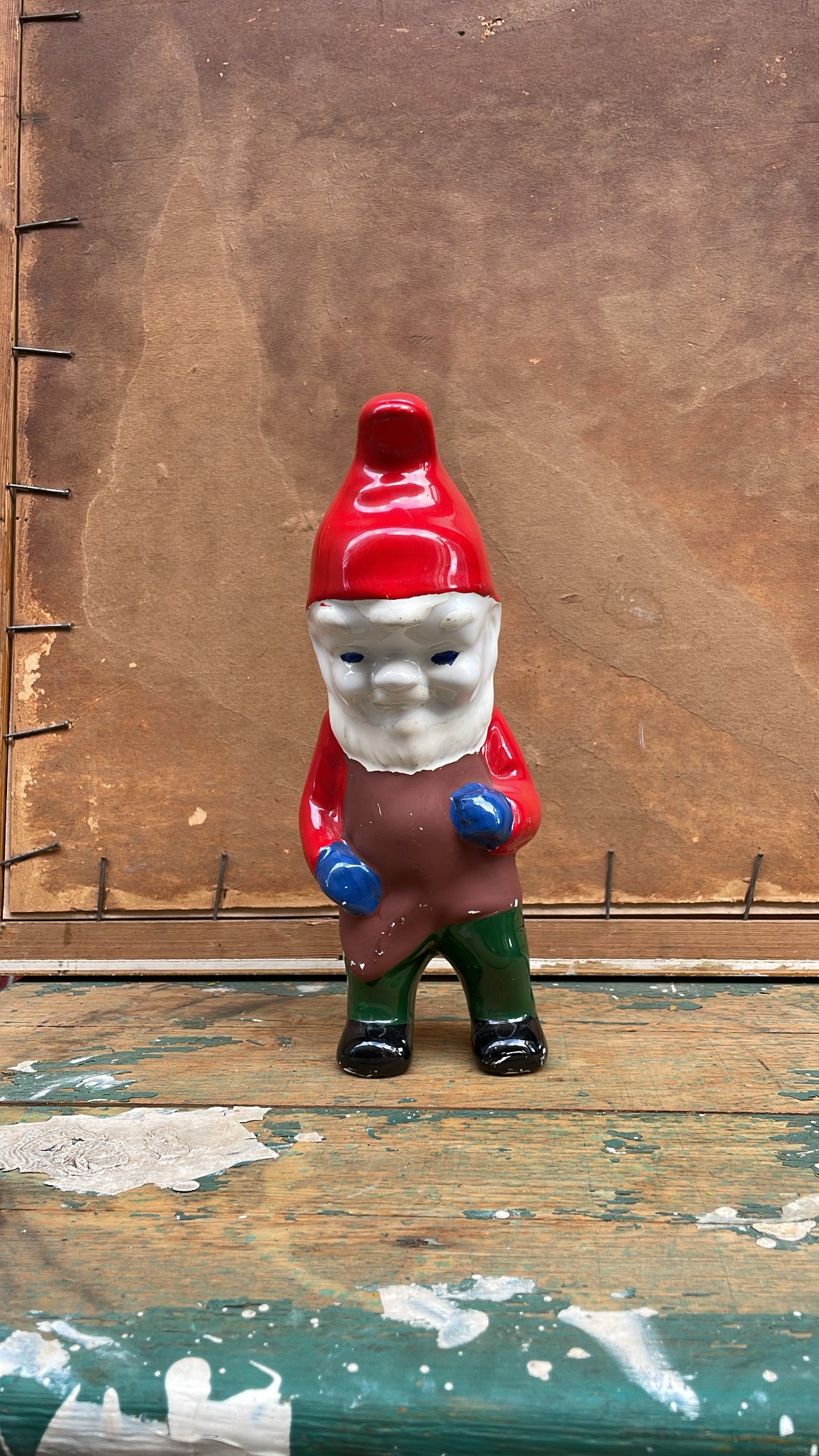 Vintage Ceramic Nisse Shelf-Sitter, Scandinavian