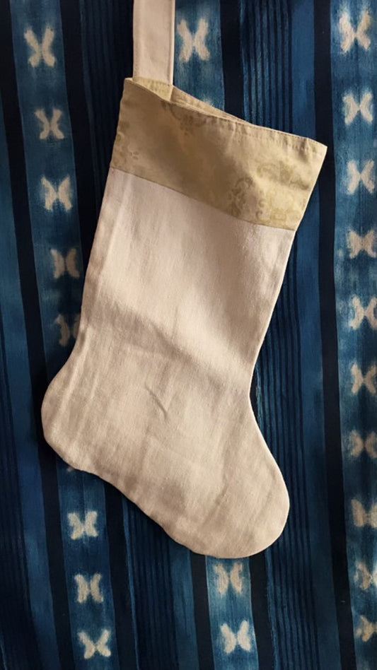 Swedish Christmas Stocking - Antique Fabric