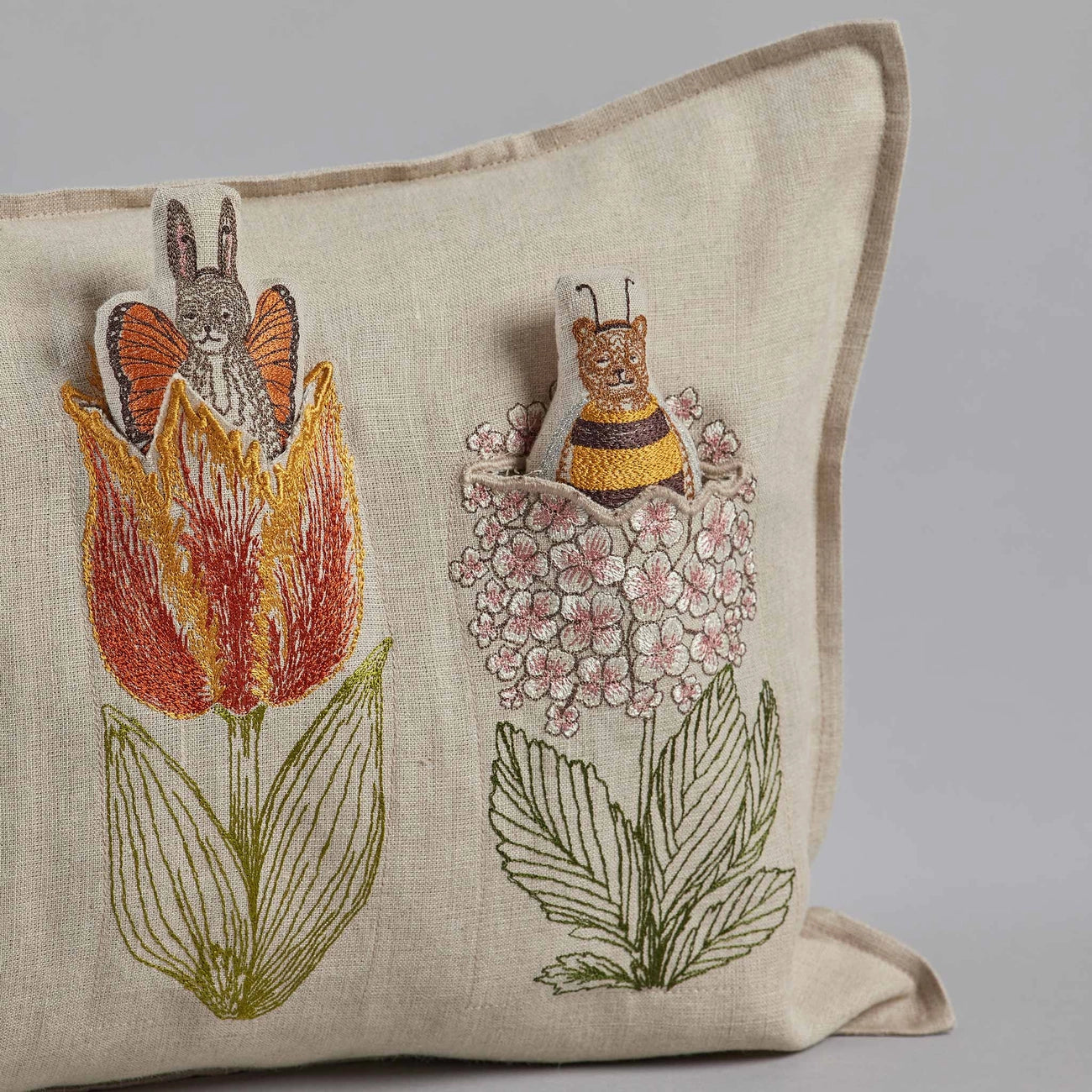 Flower Friends Pocket Pillow