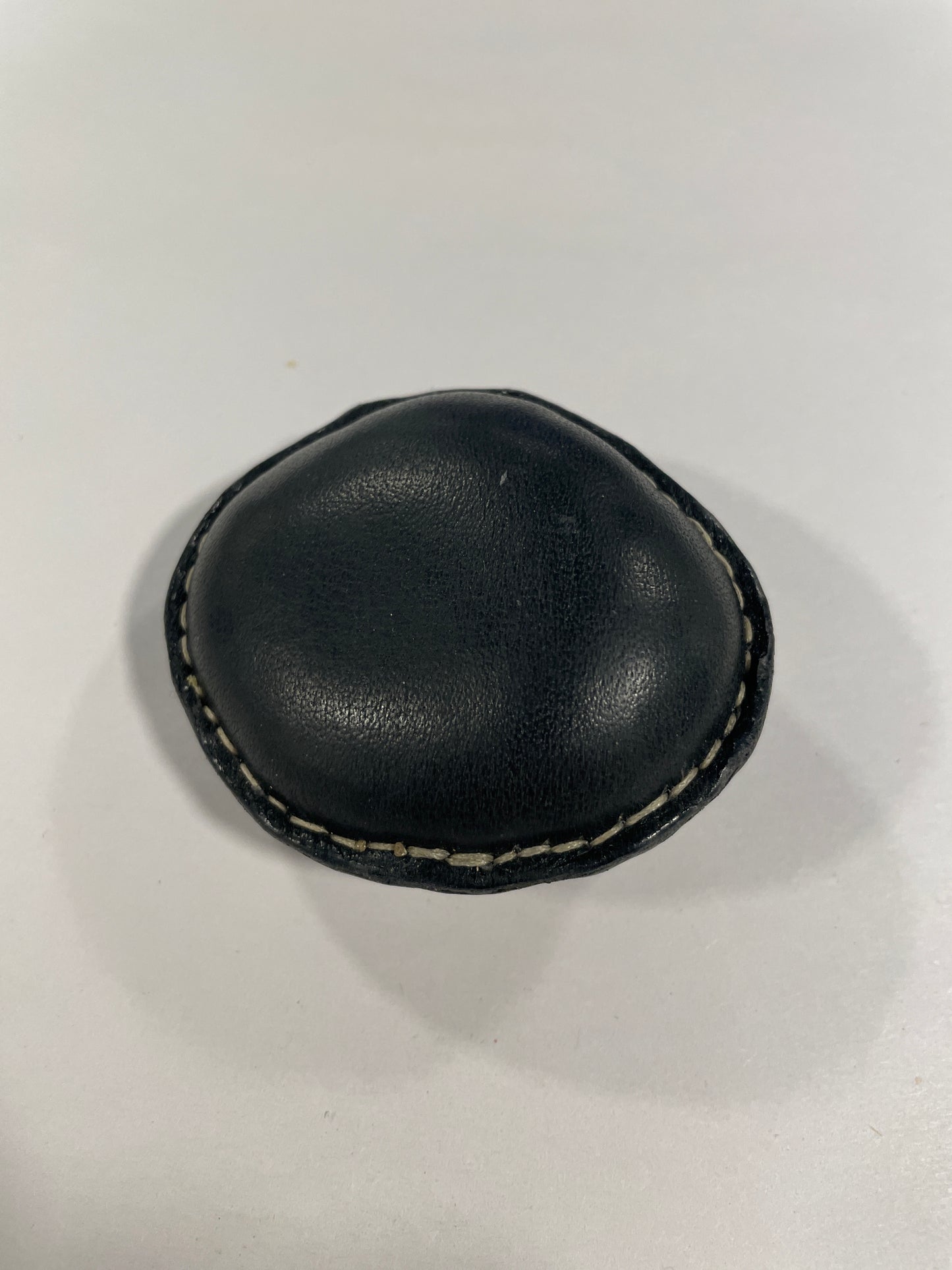 Small Leather Beach Pebble Paperweight #2