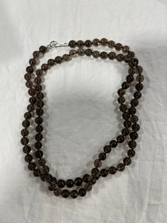 Smoky Quartz Bead Necklace | Mikkel Brøgger