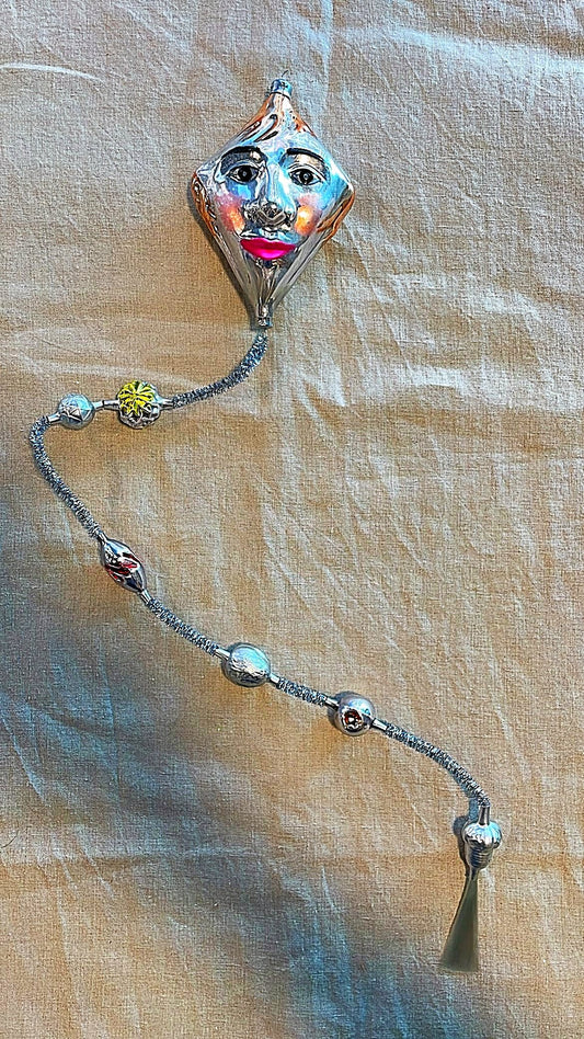 Nostalgic Silver Kite Garland | Nostalgie Christbaumschmuck