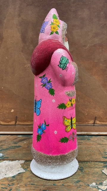 Santa With Butterflies, Pink | Ino Schaller