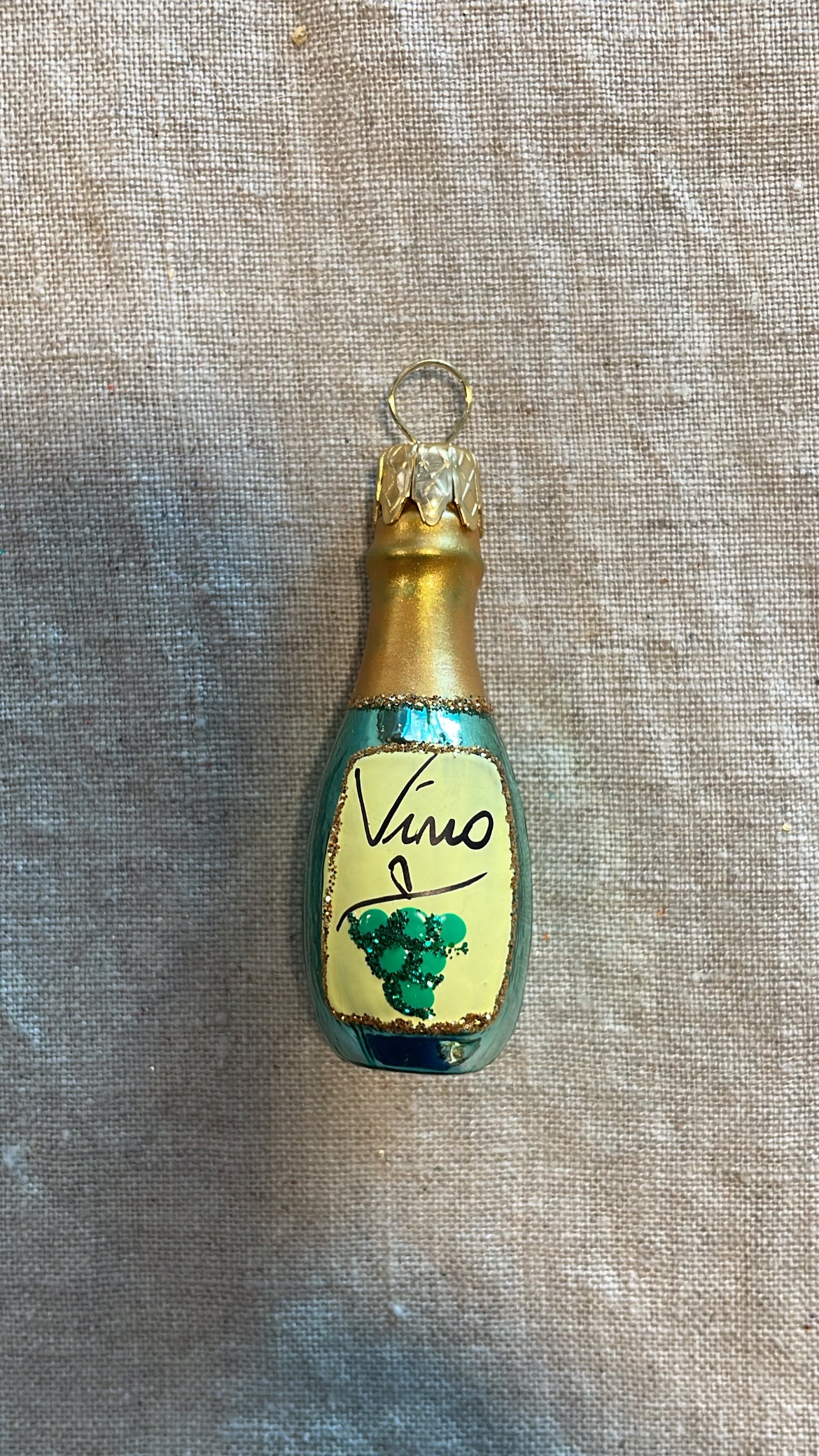 Mini Wine Bottle | Nostalgie Christbaumschmuck