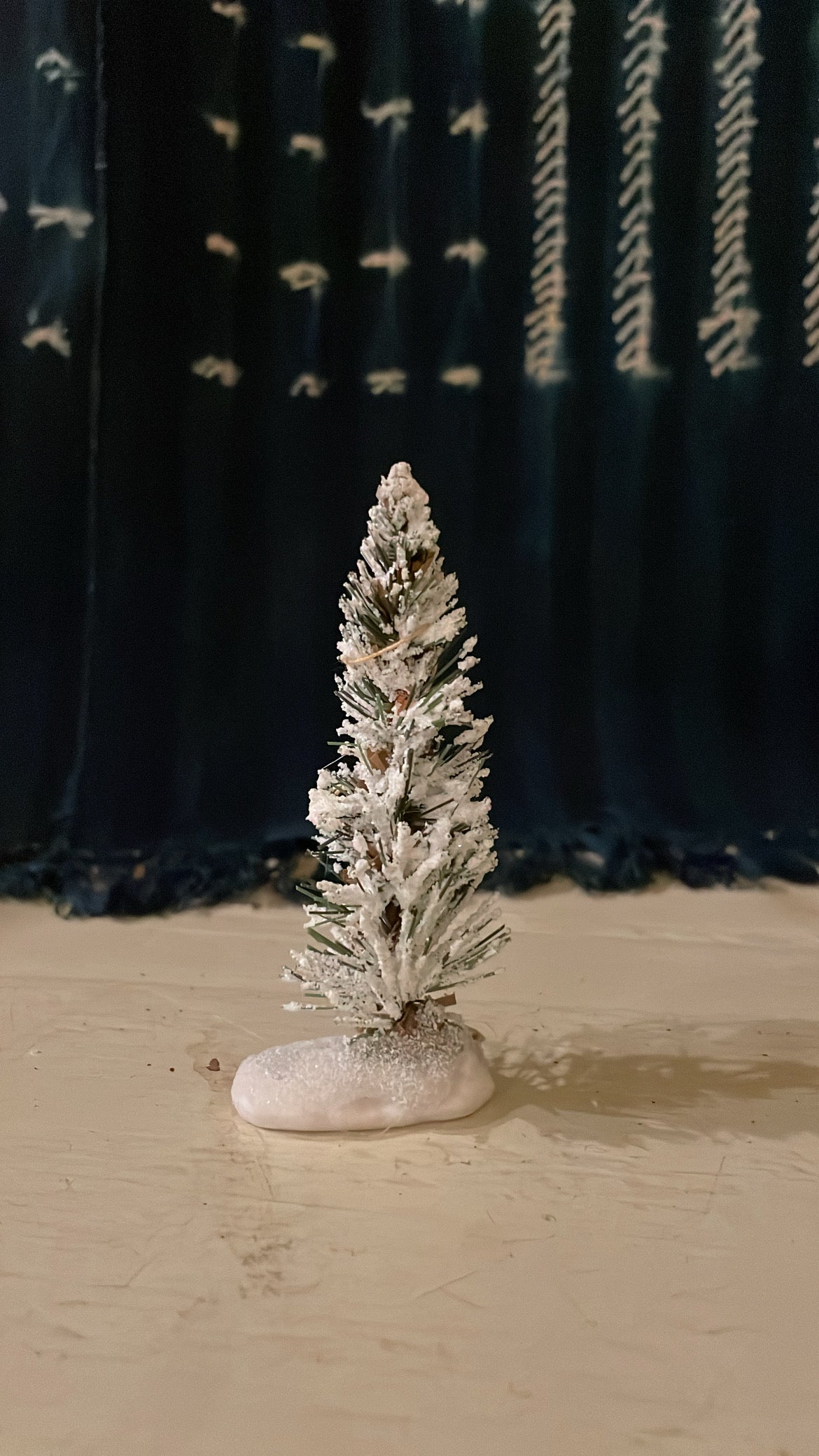 White Brush Christmas Tree