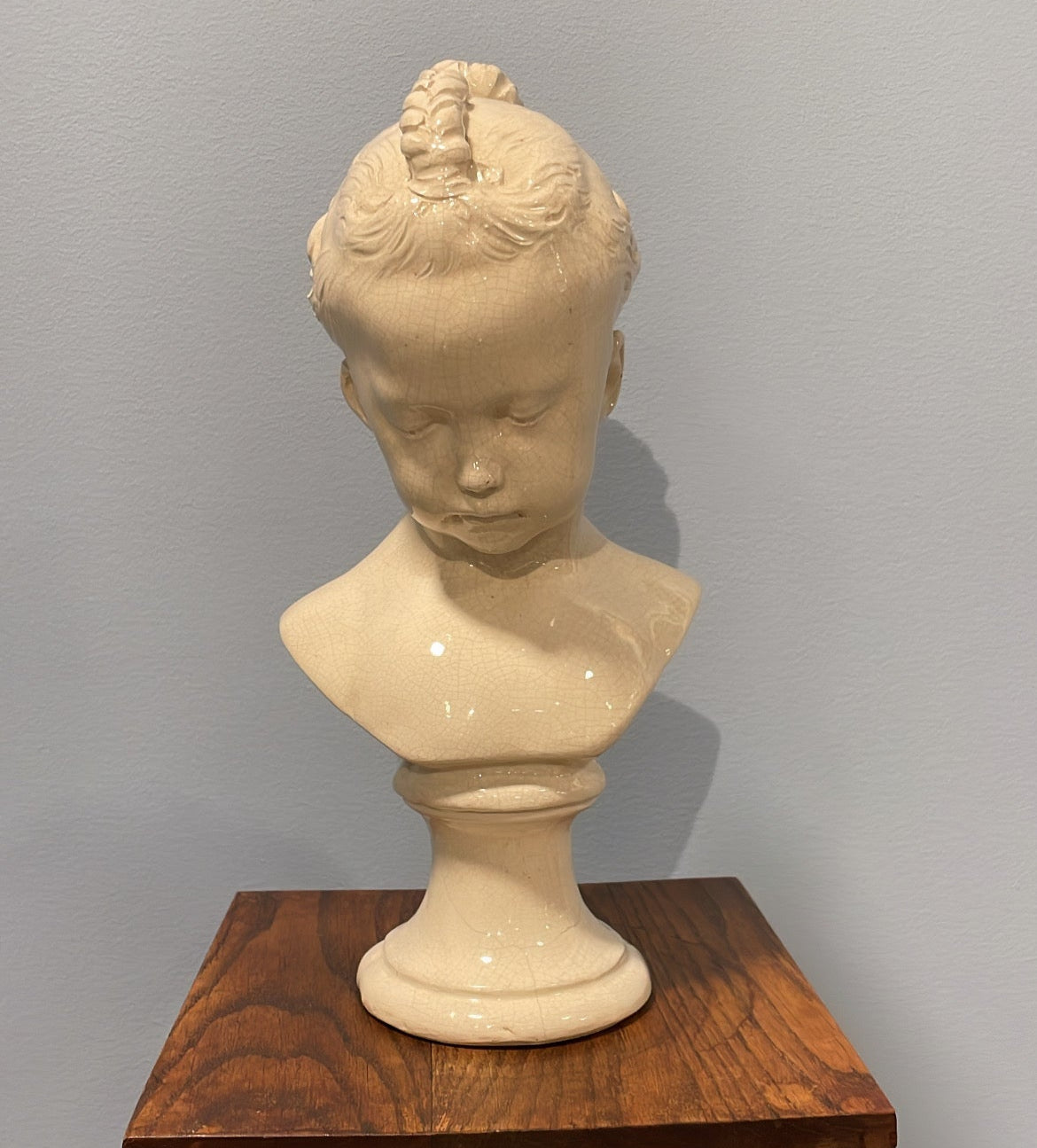 Antique Bust "La Boudeuse" - Jacques Saly