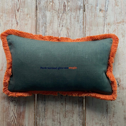 Sophie Cushion (Blue/Green)