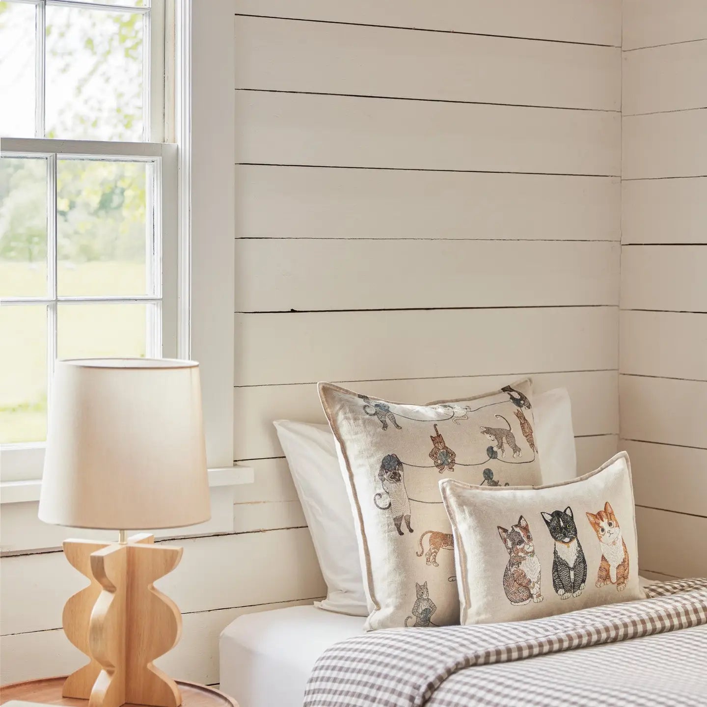 Cute Kittens Pillow | Coral & Tusk