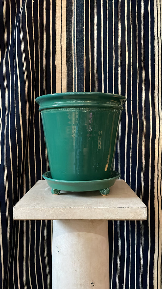 Dark Green Faaborg Pot | Handmade Erik Bendtsen Ceramics