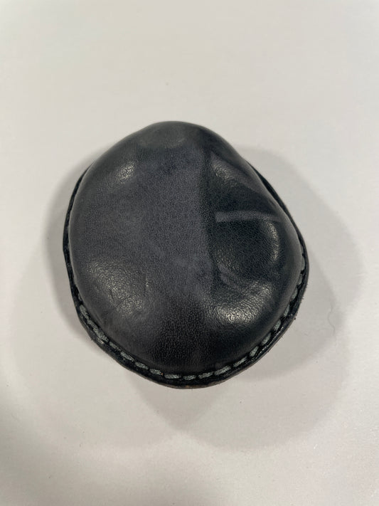 Medium Leather Beach Pebble Paperweight #4