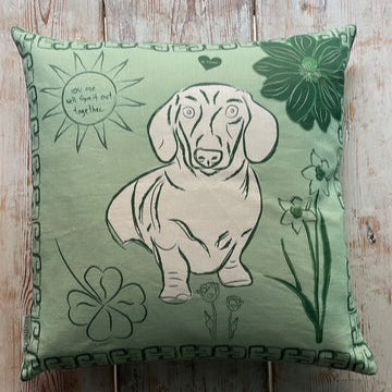 You and Me Will Figure It Out Cushion (Green)