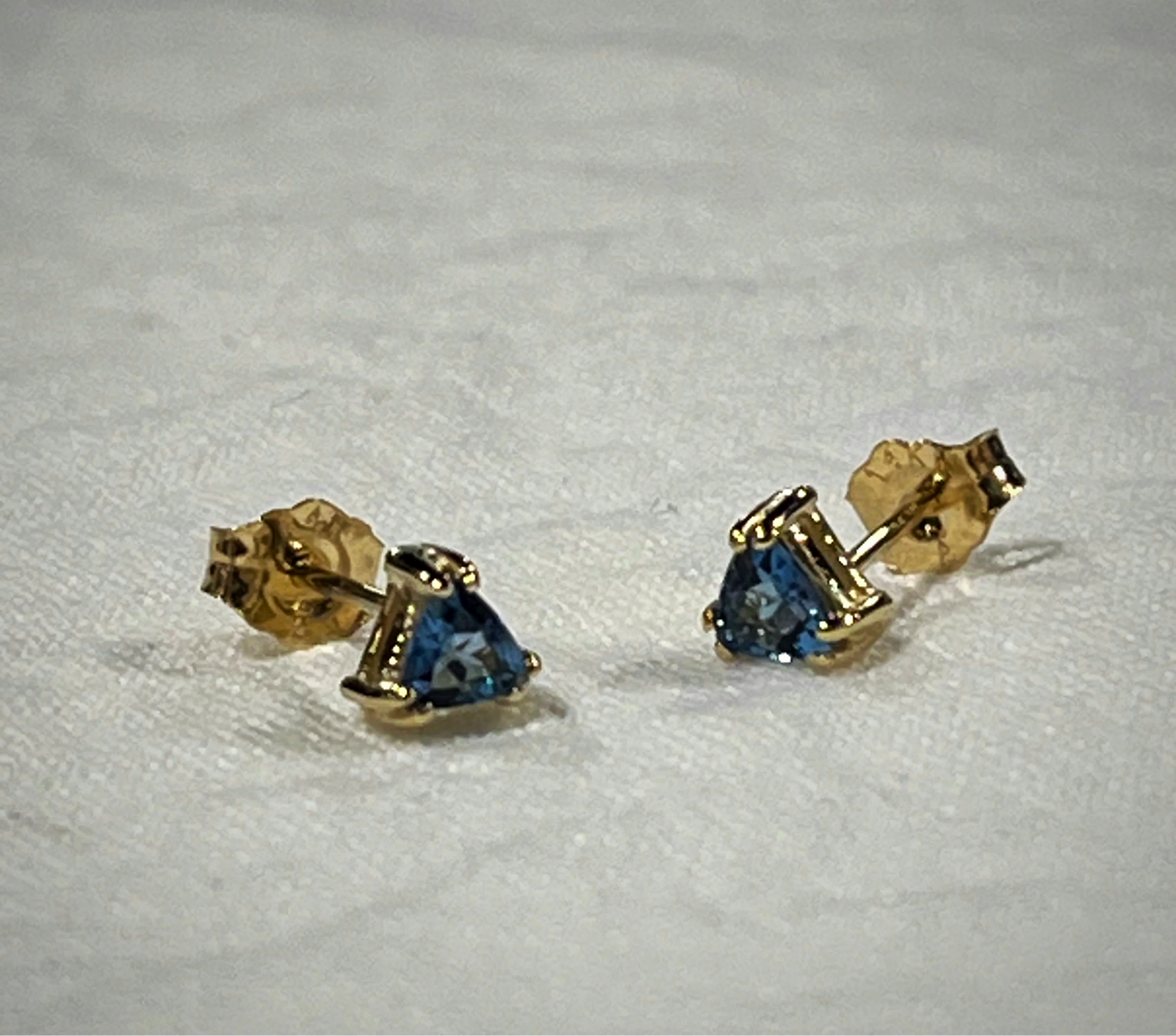 Aquamarine Studs | Mikkel Brøgger