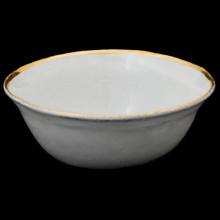 Crésus Bowl, set of 6 by Astier de Villatte, B2B view on black background