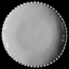 Adélaïde Dinner Plate, set of 6 by Astier de Villatte, B2B view on black background