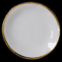 Crésus Small Plate, set of 6 by Astier de Villatte, B2B view on black background