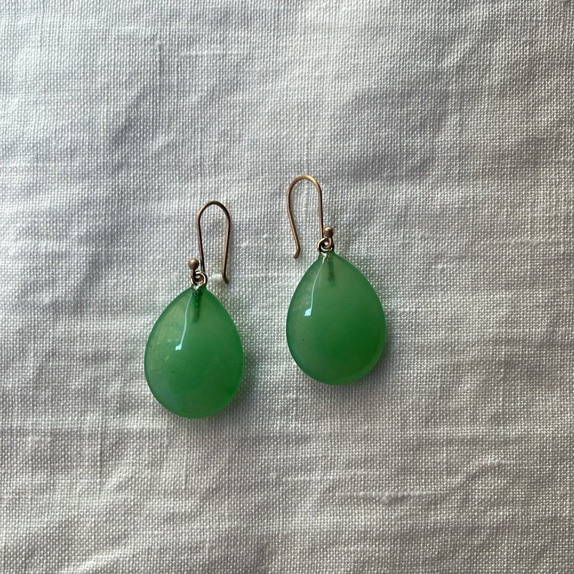 Applegreen Quartz Earrings | Mikkel Brøgger