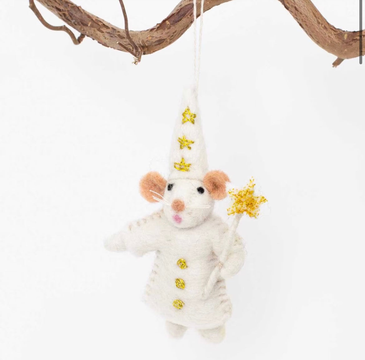 Swedish Star Boy Mouse | Christmas Ornament