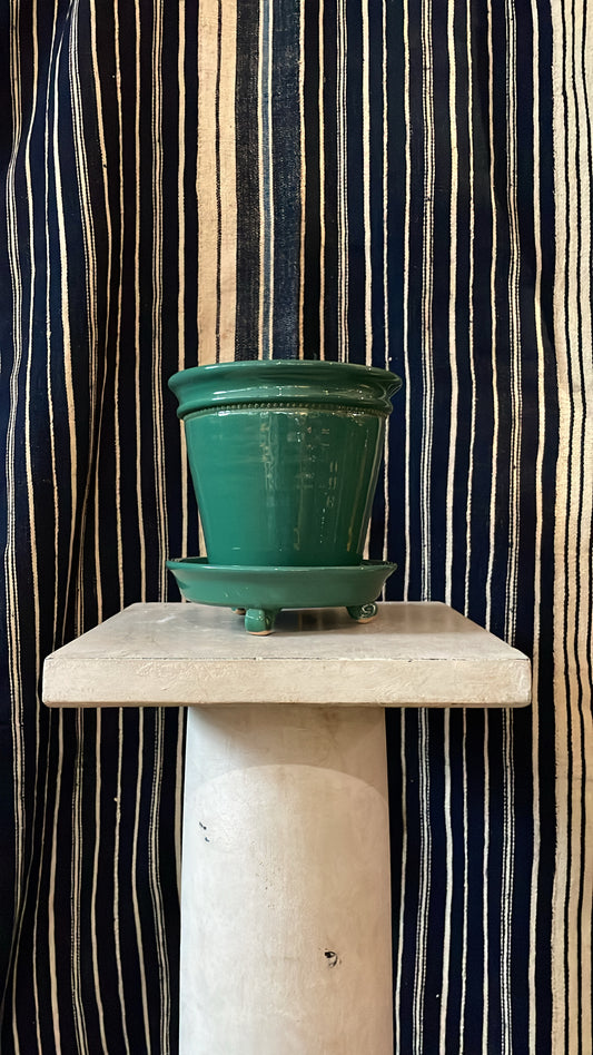 Dark Green Faaborg Pot | Handmade Erik Bendtsen Ceramics