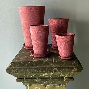 Purple Tall Pot "Høj Potte" - Erik Bendtsen