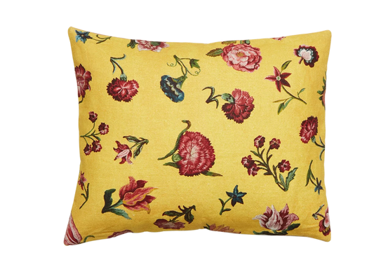 Bien Aimée Small Cushion | Antoinette Poisson Linen Cushion – Domino Paper Design