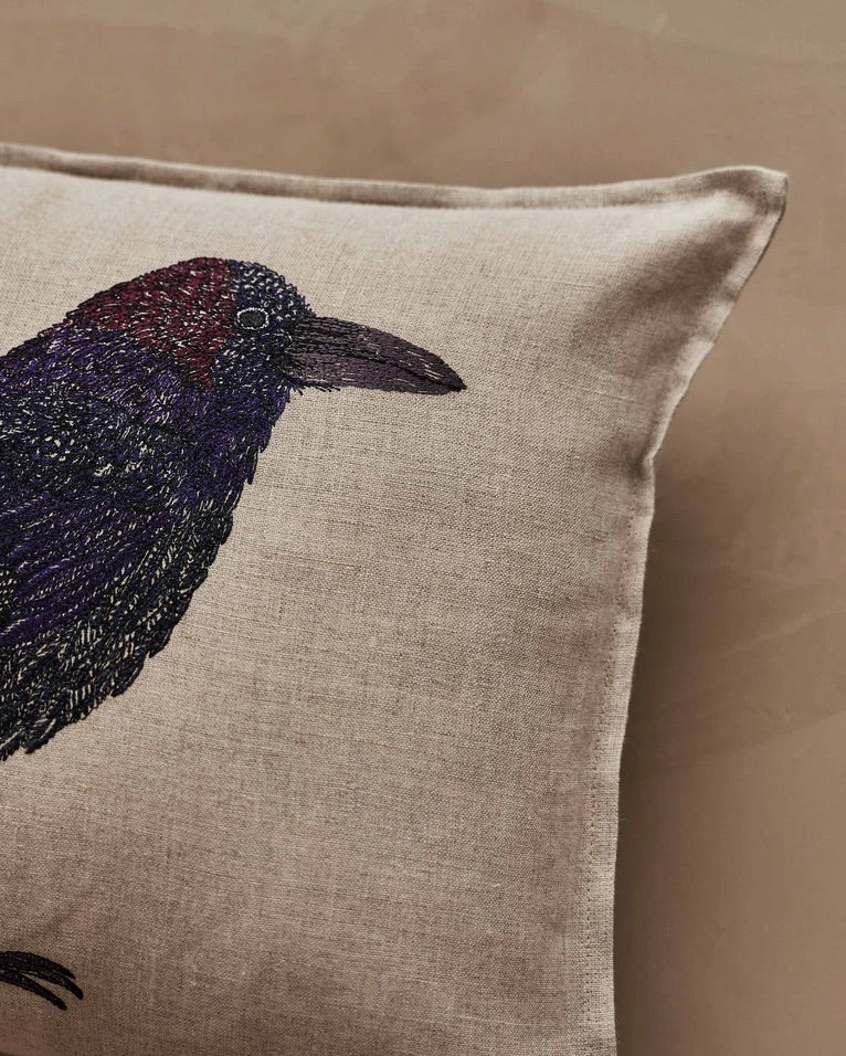 Blackbird with Acorn Pillow | Coral & Tusk