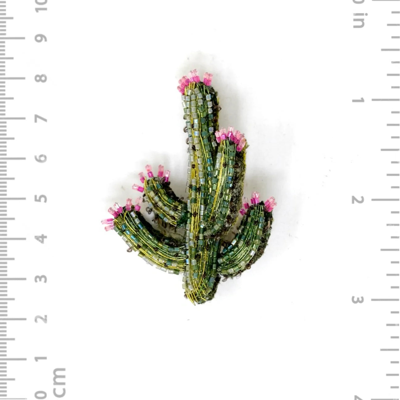 Blooming Desert Cactus Brooch Pin | Trovelore