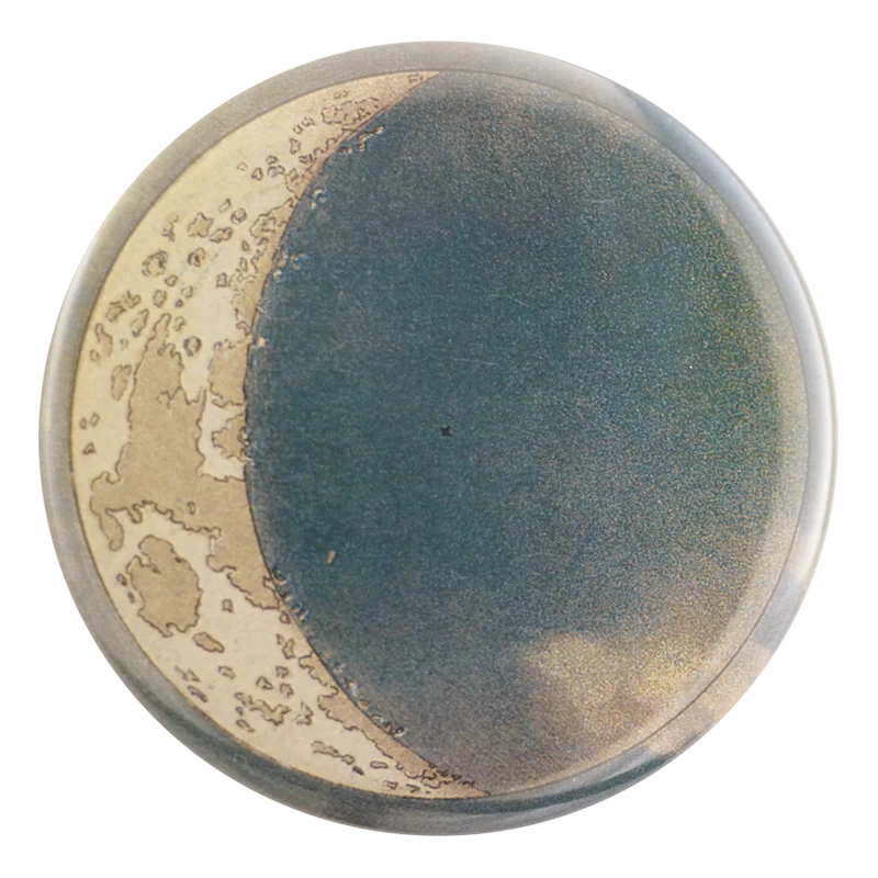 Blue Crescent - Mirror & Button Pins | John Derian