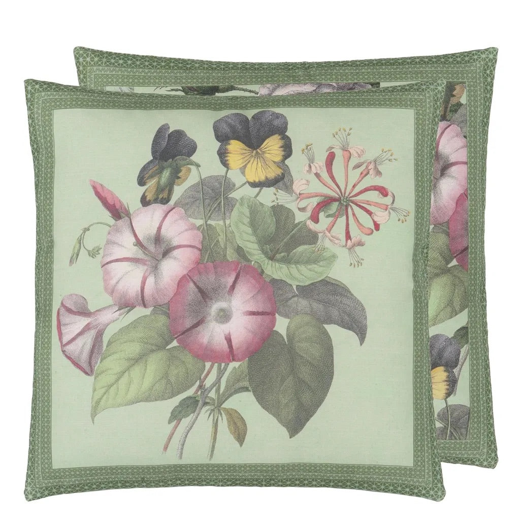 Botany Sage Cushion - John Derian