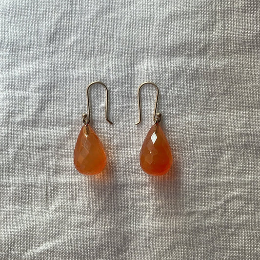 Carnelian Briolette Drop Earrings | Mikkel Brøgger
