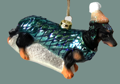 Bundled Up Dog - Dachshund