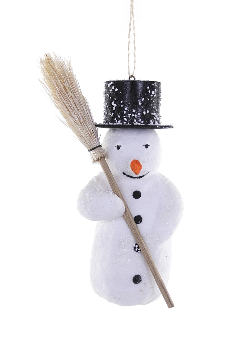 Cotton Snowman | Christmas Ornament