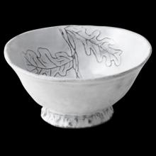 Acorn Leaf Bowl on Stand by Astier de Villatte, B2B product view