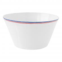 Large Tricolore Salad Bowl by Astier de Villatte, B2B product view
