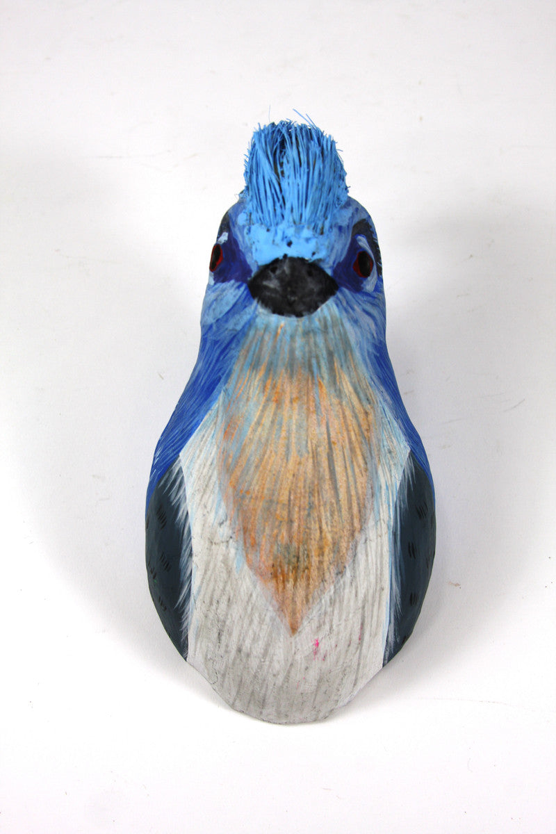 Crested Bird Trophy - Blue
