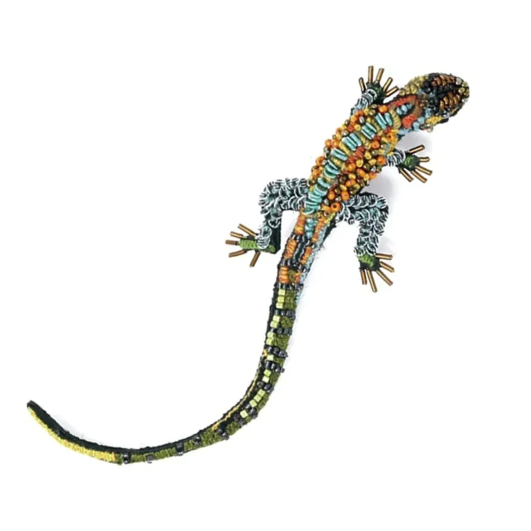 Caiman Lizard Brooch Pin | Trovelore