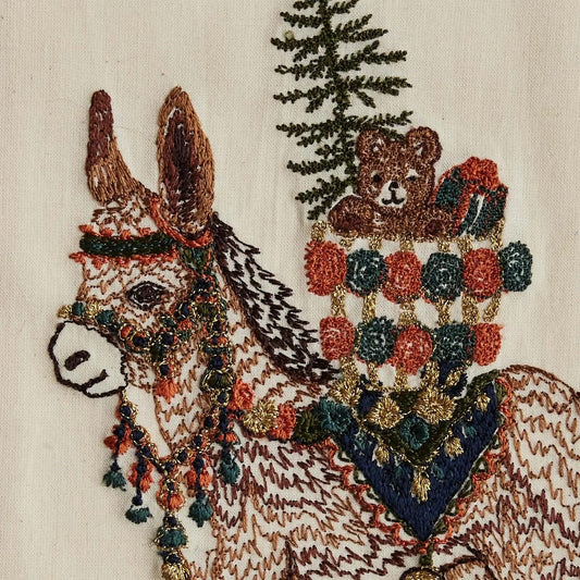 Christmas Donkey Card | Coral & Tusk